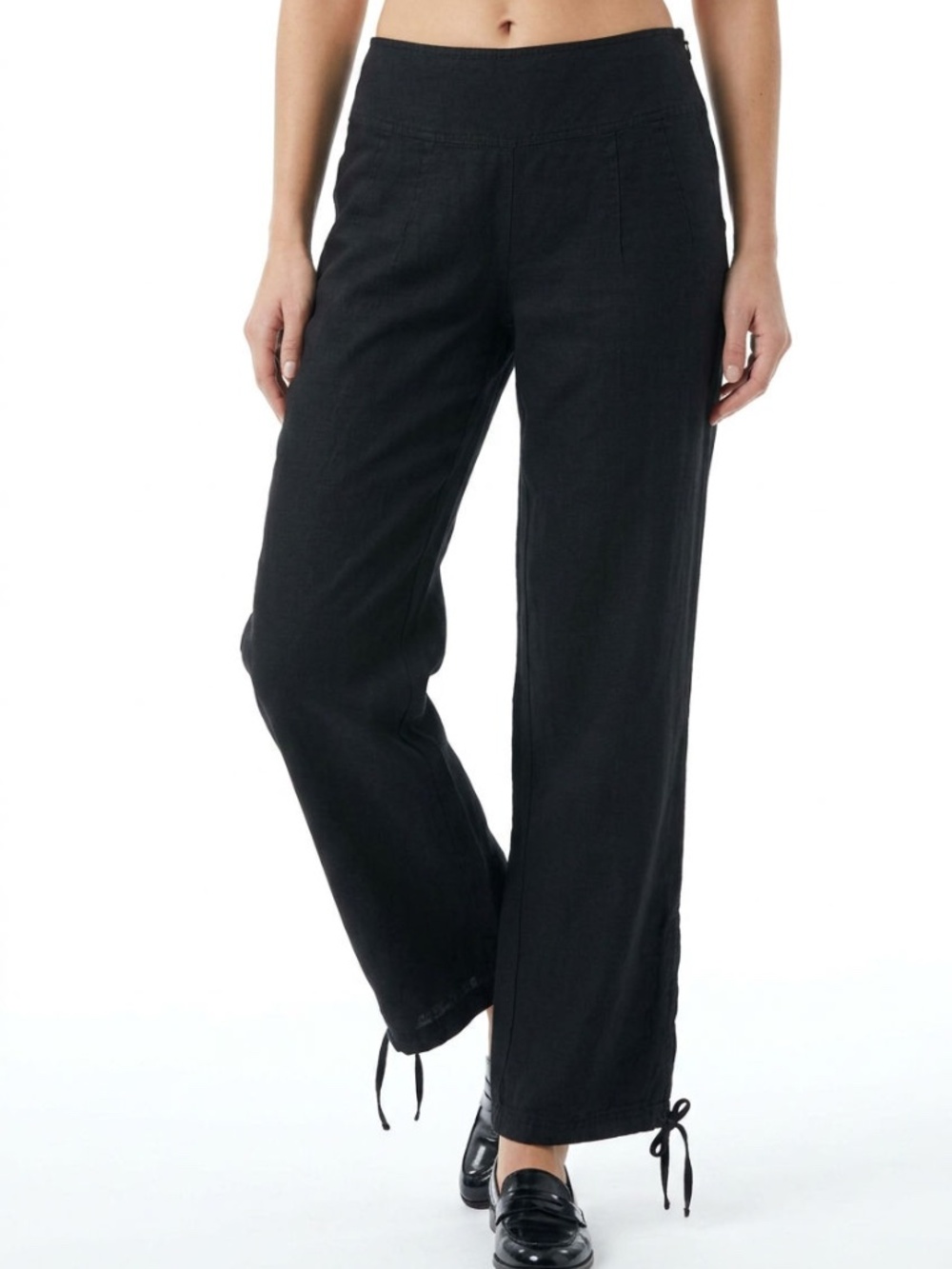 NWT🤩 |•PUMA•| Black Linen Activewear Athleisure Pants Size Small